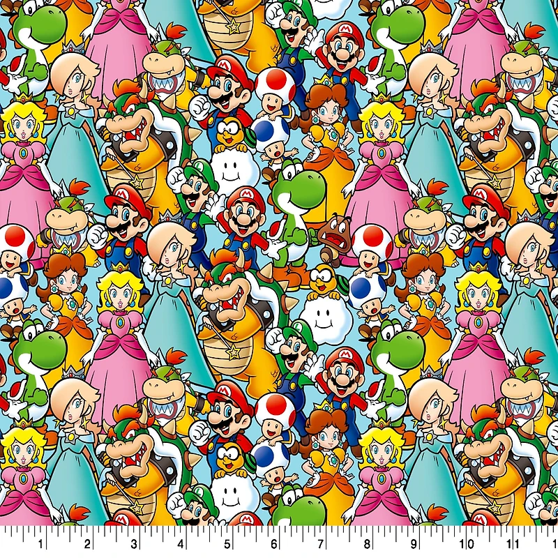 Nintendo® Packed Cotton Fabric