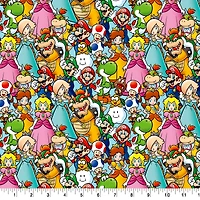 Nintendo® Packed Cotton Fabric