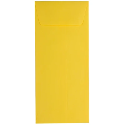 JAM Paper #10 Yellow Recycled Policy Business Envelopes, 25ct.