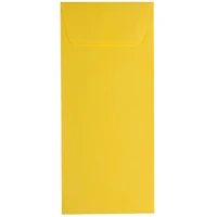 JAM Paper #10 Yellow Recycled Policy Business Envelopes, 25ct.