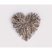 Hello Honey® Driftwood Heart Shaped Wall Décor