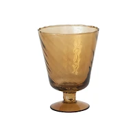 Hello Honey® 7.5" Brown Glass Votive Holder