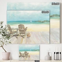 Designart - Seaside Morning no Window