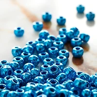 John Bead Metallic Czech Glass Seed Beads