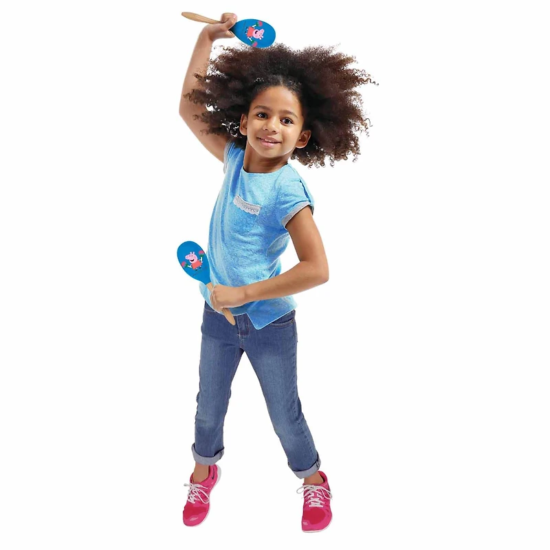 Peppa Pig Wood Xylophone & Maracas Combo Set