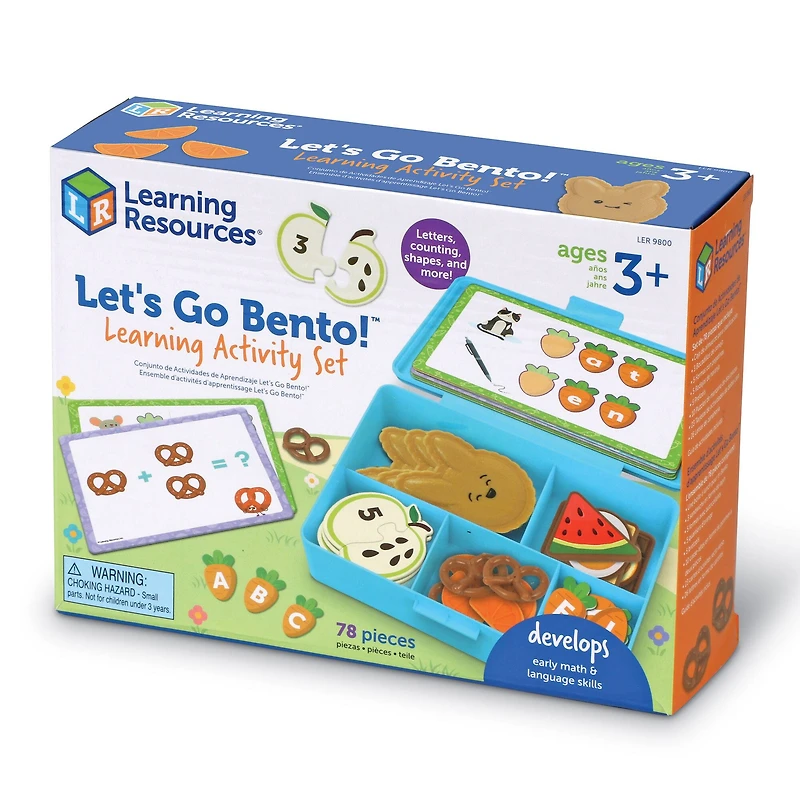 Learning Resources Let's Go Bento! Learning Activity Set