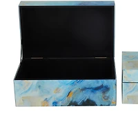 CosmoLiving by Cosmopolitan Blue Bohemian Box Set