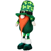12.5" Standing Gnome Shamrock St Patrick's Day Decorative Figurine