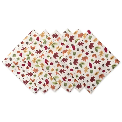 DII® Falling Leaves Print Dinner Napkins, 6ct.