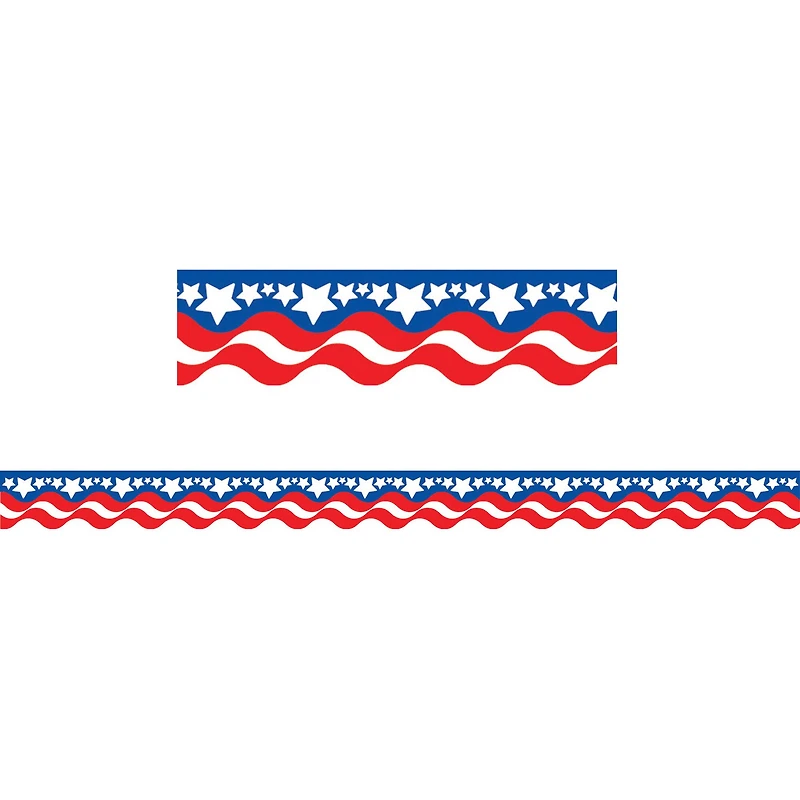 Teacher Created Resources® Patriotic Border Trim, 210ft.