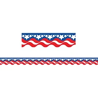 Teacher Created Resources® Patriotic Border Trim, 210ft.