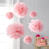 12 Pack: Light Pink Paper Pom Poms by Celebrate It™