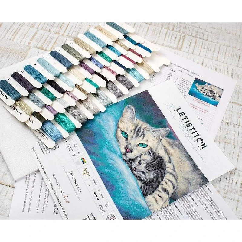 Letistitch Tucked In Counted Cross Stitch Kit