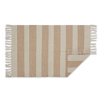 DII® Stone Ticking Stripe Hand-Loomed Rug, 2ft. x 3ft.
