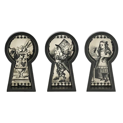 Assorted 7" Wonderland Character Keyhole Block Tabletop Décor, 1pc. by Ashland®