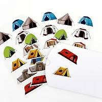 Travel Tent Dimensional Stickers by Recollections™