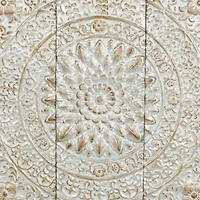 34" Brown Iron Rustic Wall Décor