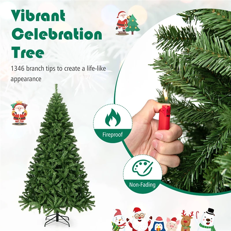 7.5ft. Unlit Pine Artificial Christmas Tree