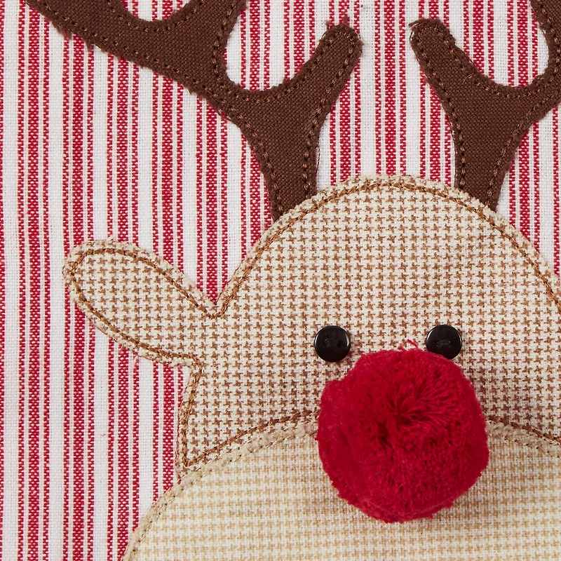 Assorted Reindeer Dishtowel (Set of 3)