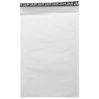 JAM Paper 8.5" x 13" White Kraft Bubble Lite Padded Mailers, 25ct.