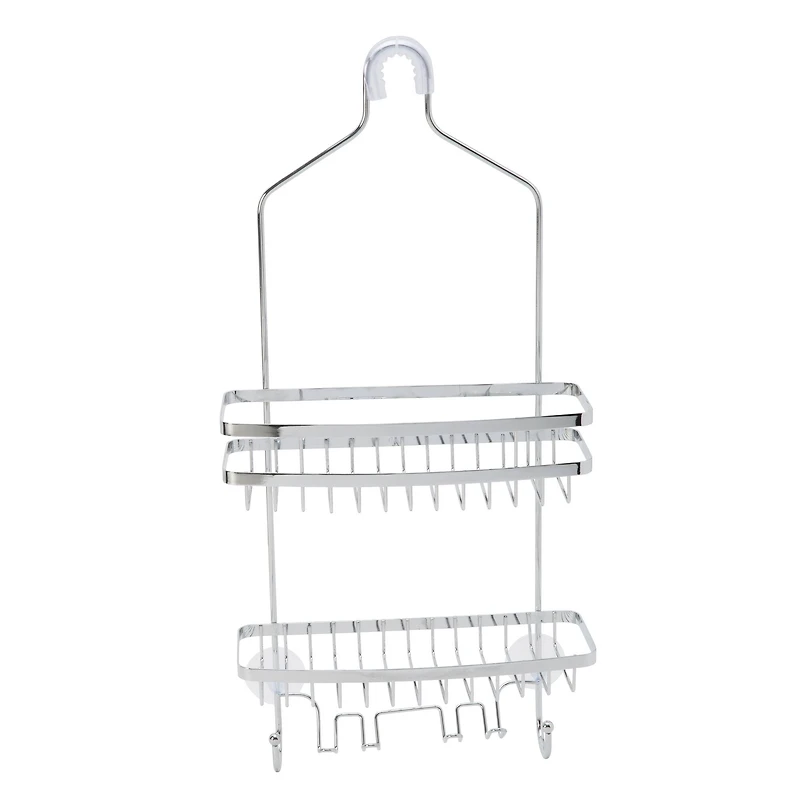 Bath Bliss Chrome Venice Shower Caddy