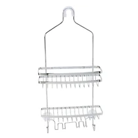 Bath Bliss Chrome Venice Shower Caddy