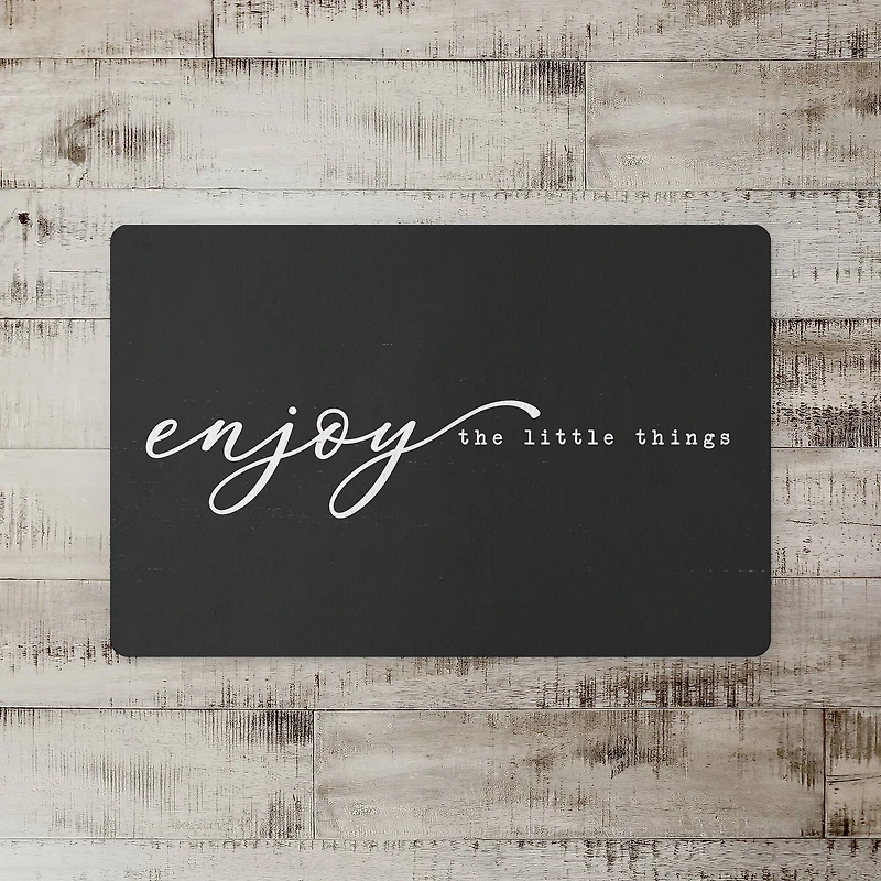 Enjoy The Little Things 18" x 27" Floor Mat