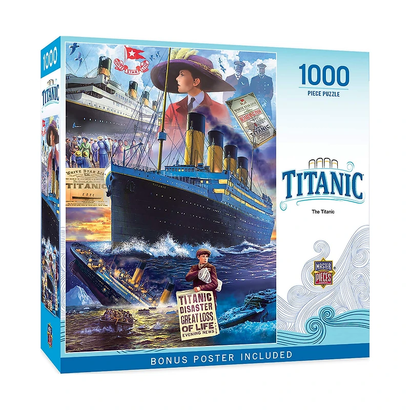 The Titanic - Collage Puzzle: 1000 Pcs