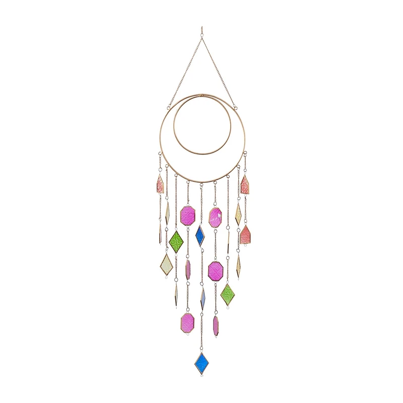Multi Metal Contemporary Windchime, 49" x 12"