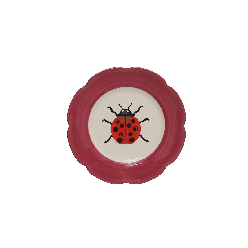 6" Ladybug Ceramic Plate by Ashland®
