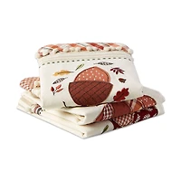 DII® Thanksgiving Cozy Picnic Plaid Dishtowel Set