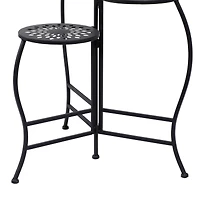 2ft. Black Metal Traditional Plantstand