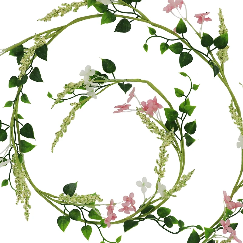 5ft. Mixed Heather Coiled Garland by Ashland® 