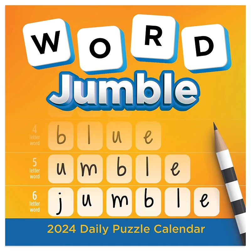TF Publishing 2024 Word Jumble Daily Desktop Calendar