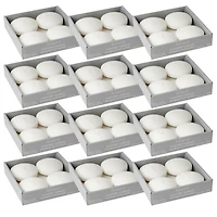 12 Packs: 4 ct. (48 total) Basic Elements™ White Floating Candles by Ashland®