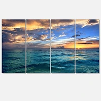 Designart - Exotic Tropical Beach at Sunset