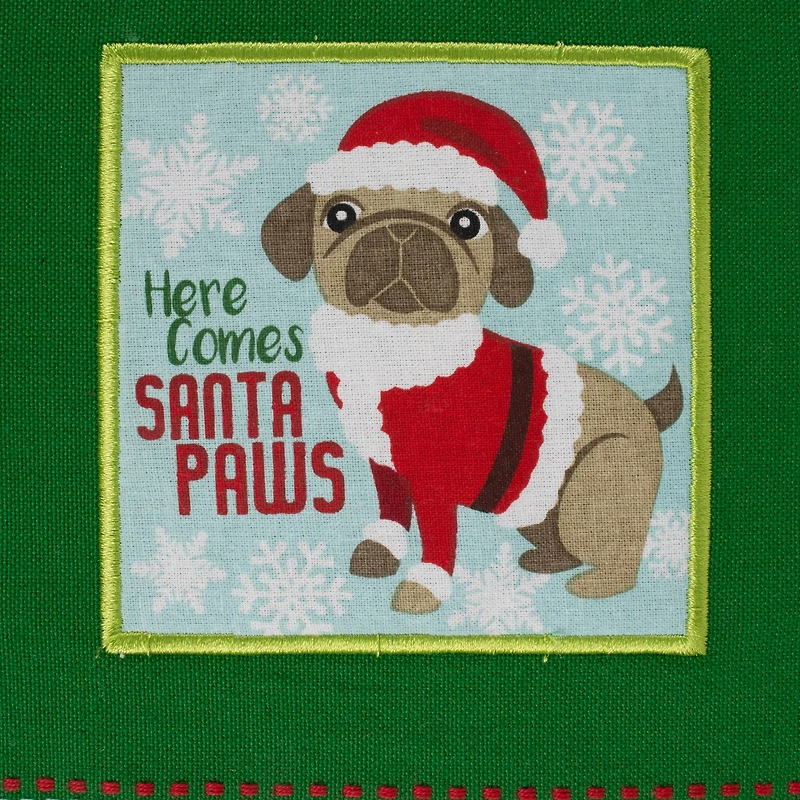DII® Assorted Holiday Pup Embellished Dishtowel Set