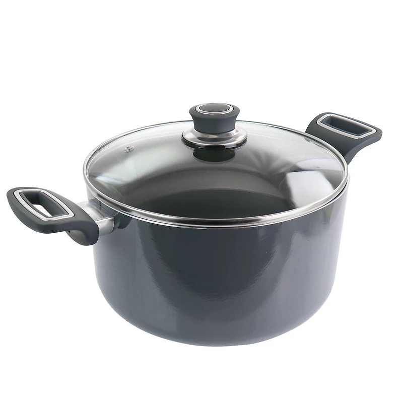 Oster 6qt. Gray Aluminum Dutch Oven