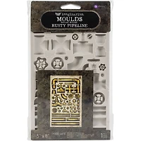 Finnabair® Décor Moulds® Rusty Pipeline Silicone Mold