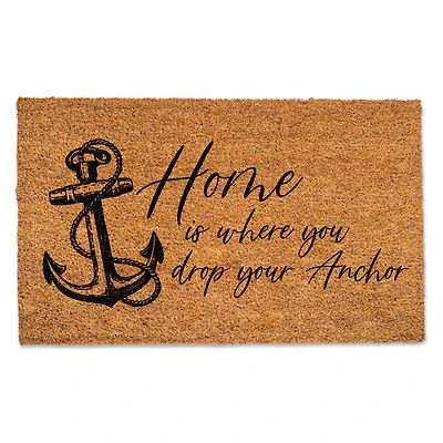 Home Is Where You Drop Your Anchor Doormat