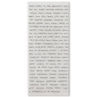 6 Pack: Word-Fetti Clear Stamps by Recollections™