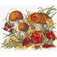 Mp Studia Autumn Forest Treasures Cross Stitch Kit