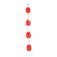 Red Crab Painted Glass Beads by Bead Landing™