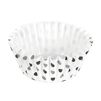 Black & Gray Polka Dot Grease Resistant Baking Cups by Celebrate It®