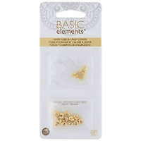 The Beadsmith® Assorted Gold Plated Crimp Tubes & Crimp Covers