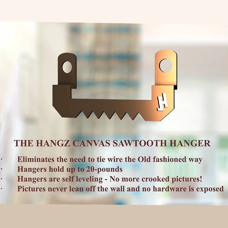 HangZ™ 20lb. Canvas Sawtooth Hangers