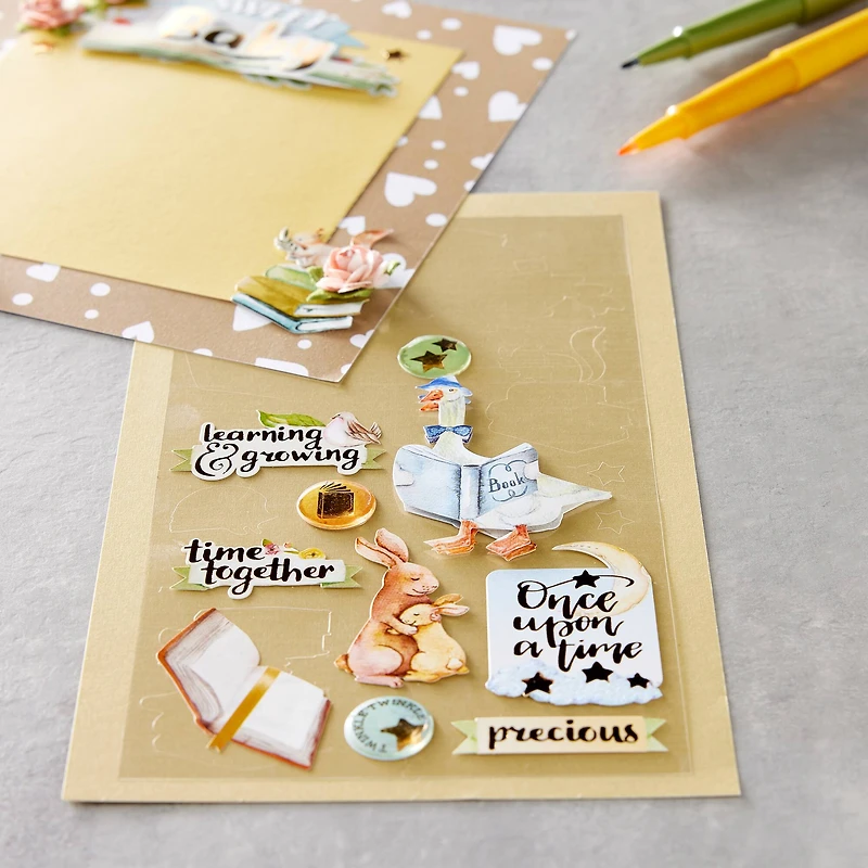 Baby Watercolor Dimensional Stickers by Recollections™