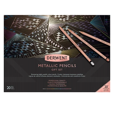 Derwent 20th Anniversary Metallic Pencil 20 Color Set