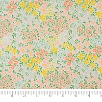 SINGER Modern Packed Flowers Cotton Fabric