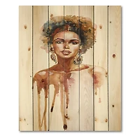 Designart - Portrait of African American Woman XIII